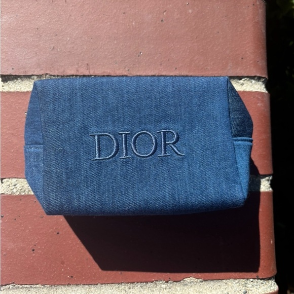 Dior Handbags - Dior Blue Jean cosmetics Bag